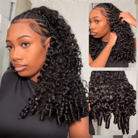 Curly Human Hair Bundles Real Hair Wig