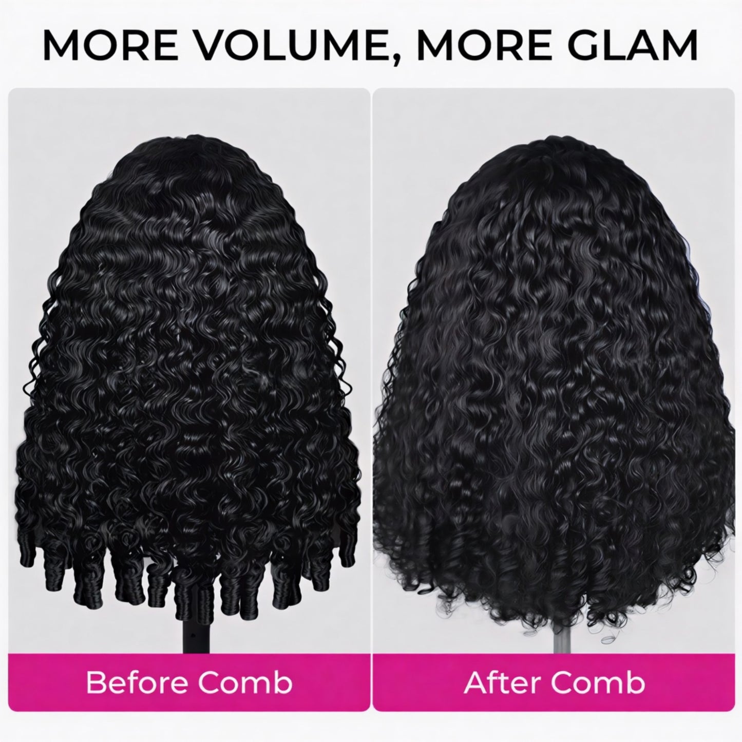Curly Human Hair Bundles Real Hair Wig