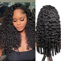 Curly Human Hair Bundles Real Hair Wig